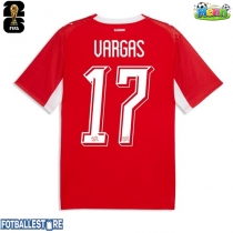 Sveits Ruben Vargas #17 Hjemmedrakt VM 2026 Kortermet